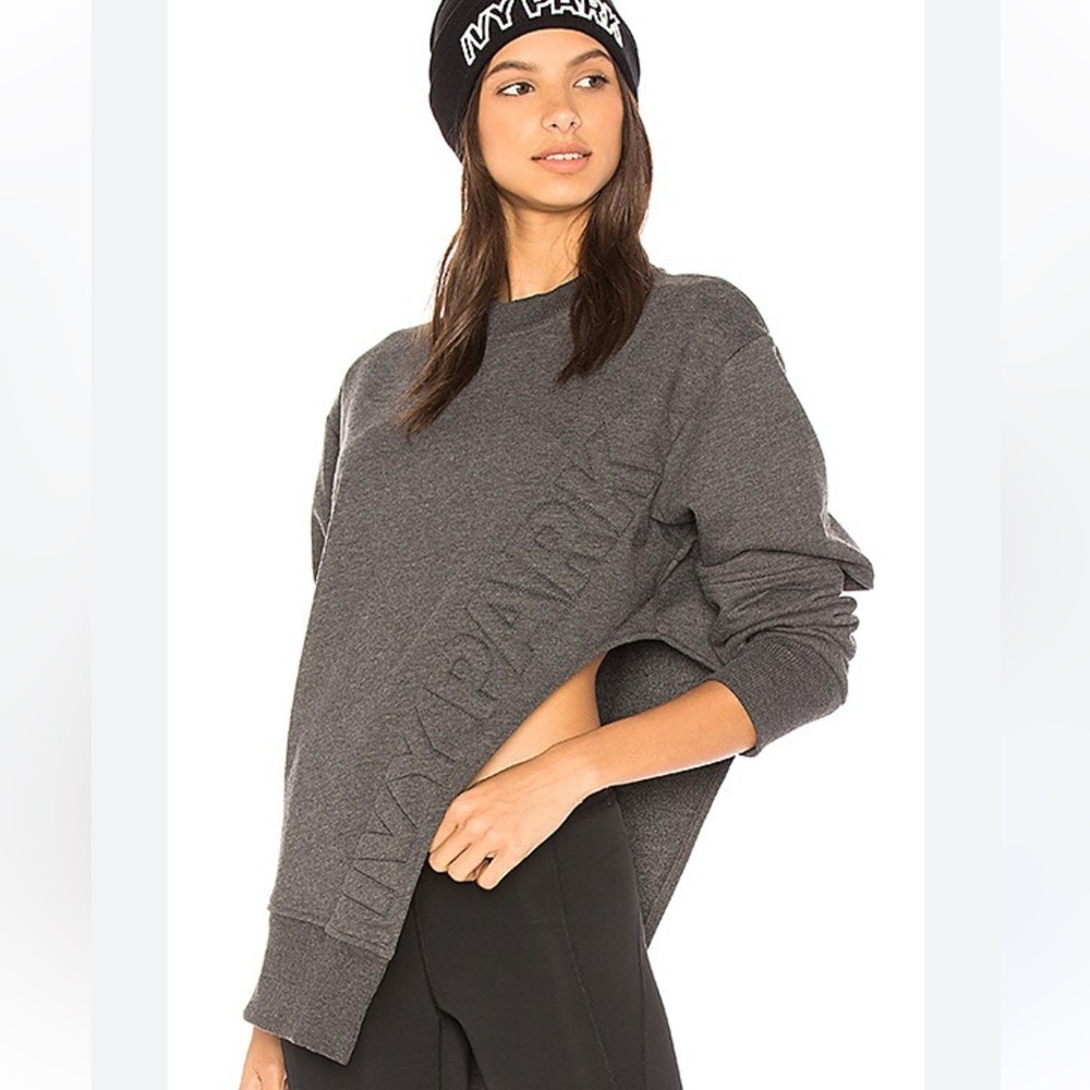 Ivy Park | Slant Sweatshirt in Black